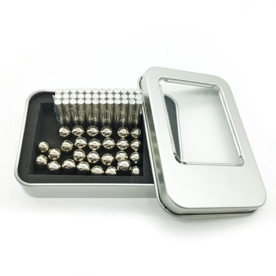 Set de constructie magnetic, BuckyBars, 63 piese foto
