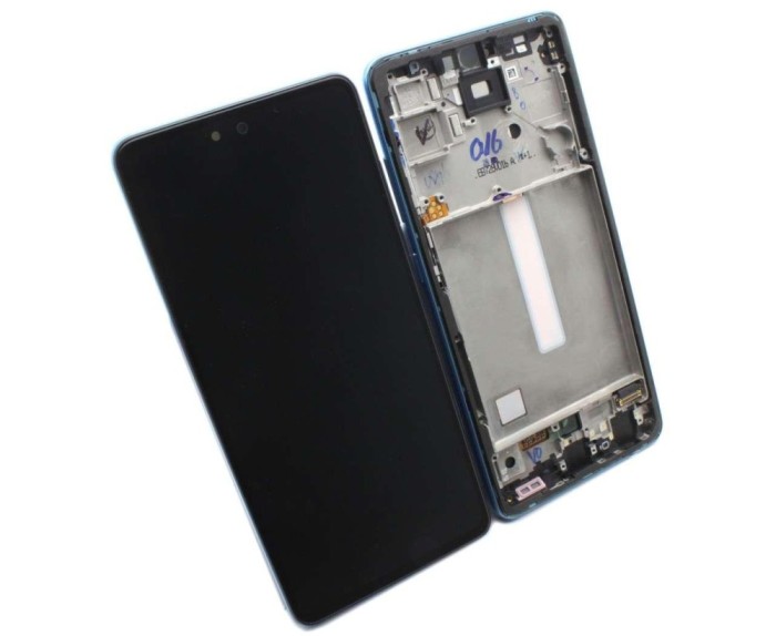Display Samsung Galaxy A52 2021 A525 4G Display Service Pack cu Rama Albastra