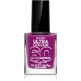 Avon Ultra Colour 60 Second Express lac de unghii cu uscare rapida culoare Grape Escape 10 ml