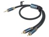 Cablu Jack 3,5mm RCA x2 1m, Vention