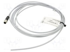 Conector M12 tată 3 pini drept cu cablu 5m HARTING PVC DeviceNet / CANopen