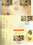 Romania set FDC 2011 - Romania Hong Kong Arta populara traditionala - foarte rar