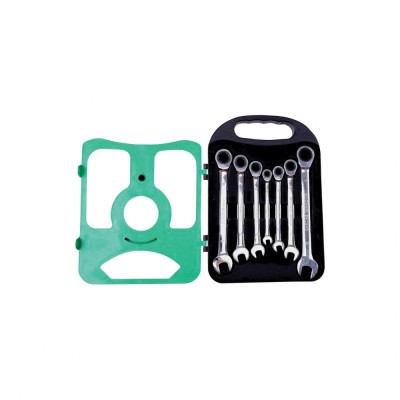 Chei combinate cr-v cu clichet set 7 ( 8, 10, 12, 13, 14, 17, 19 mm) - hb511307 foto