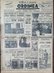 Ziarul Ordinea nr.2085/1939 foto