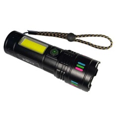 Lanterna profesinala cu putere mare, incarcare USB, acumulator LI-ion 9800mAh Si functie powerbank