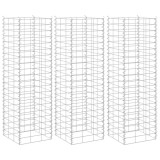 Cumpara ieftin Straturi inaltate de gabioane, 3 buc., 30x30x100 cm, fier
