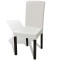 Huse de scaun elastice drepte, 4 buc., crem - 2