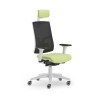 SCAUN ERGONOMIC PURE WHITE MESH PDH - Standard - Brate reglabile 4D