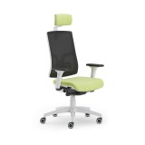 SCAUN ERGONOMIC PURE WHITE MESH PDH - Standard - Brate reglabile 4D