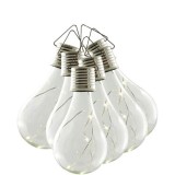 Lampa solara pentru gradina, tip bec, LED, 24 buc, 7.5x22 cm, Acrux GartenVIP DiyLine, Strend Pro