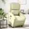 vidaXL Fotoliu rabatabil cu ridicare, crem, piele naturală 3204268