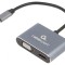 Adaptor USB 3.0 la HDMI și VGA cu USB-C