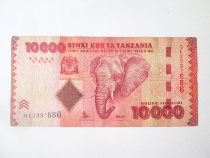 Tanzania 10000 Shilingi 2015