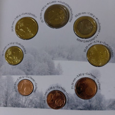 Estonia 2011 - Set complet de euro bancar de la 1 cent la 2 euro - 8 monede