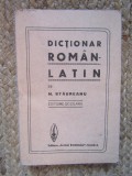 M. Staureanu - Dictionar latin-roman