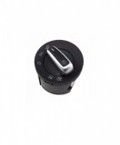 Buton comutator pentru Faruri VW Golf 5 Passat B6 Golf 5 6 Jetta cromat cu functie automata Cod:5ND941431B