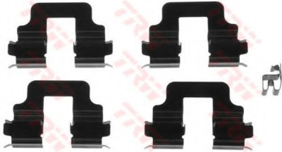 Set accesorii, placute frana OPEL CORSA C (F08, F68) (2000 - 2009) TRW PFK442 foto