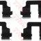 Set accesorii, placute frana OPEL ASTRA G Cabriolet (F67) (2001 - 2005) TRW PFK442
