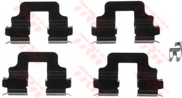 Set accesorii, placute frana ALFA ROMEO 156 Sportwagon (932) (2000 - 2006) TRW PFK442