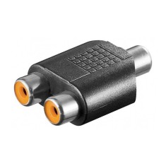 Adaptor audio RCA mama - 2x RCA mama Goobay