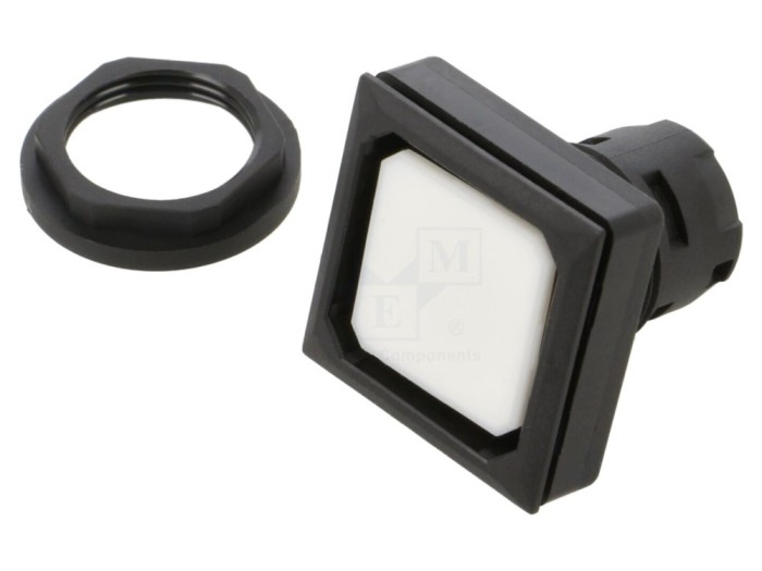 Capac pătrat IP65, iluminare