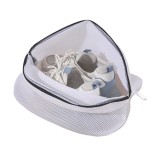 Sac pentru spalare si uscare incaltaminte flippy, compatibil cu masina de spalat, material rezistent, 42 x 24 x 24 cm, alb