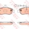 Set placute frana,frana disc FIAT PANDA (312) (2012 - 2016) TRW GDB2039