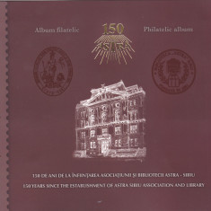 ROMANIA 2011 - BIBLIOTECA ASTRA SIBIU, ALBUM FILATELIC - LP 1908b.