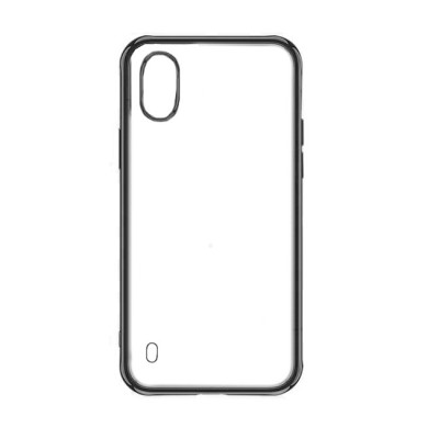 Husa SAMSUNG Galaxy A10 - Plating Soft Mat (Negru) foto