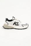 Karl Lagerfeld sneakers ORION femei, culoarea alb, KL65521