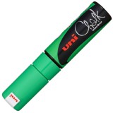 Marker creta lichida cu varf tesit,verde fosforescent,8 mm