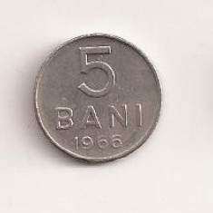 Moneda - Romania 5 bani 1966 , V3