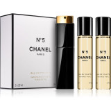 Chanel N&deg;5 Eau de Toilette pentru femei 3 x 20 ml