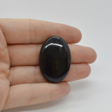 Cabochon turmalina negra 35x24x7mm c50