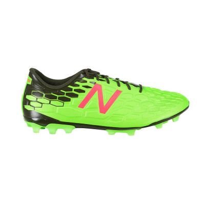 Ghete fotbal barbati New Balance Visaro 2.0 Mid AG Verde foto