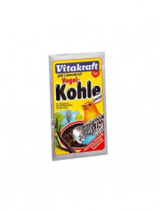 Suplimente Vitakraft Vogel-Kohle pe baza de carbune pentru pasari, 10 g Negru foto