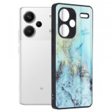 Husa pentru Xiaomi Redmi Note 13 Pro, Techsuit, Glaze, Bleu