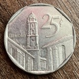 C50 - Moneda foarte veche - Cuba - 25 centavos - 1994