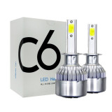 Cumpara ieftin Resigilat Set 2 LED-Uri Auto Techstar&reg; C6, H1, 36w, 3800 Lumeni, 6500K, AUTO, 12-24 Volti, COB