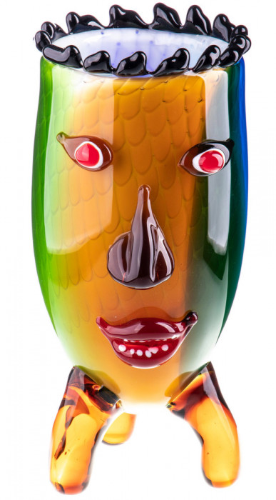 Vaza figura umana din sticla Murano LUP136