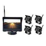 Aproape nou: Kit supraveghere video wireless PNI TRK504 pentru camion DVR cu monito