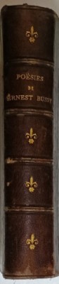 POESIES de ERNEST BUSSY , APARUTA 1888 foto