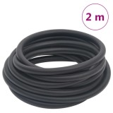 VidaXL Furtun de aer hibrid, negru, 2 m, cauciuc și PVC