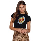 Tricou dama negru - POP - L