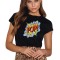 Tricou dama negru - POP - L