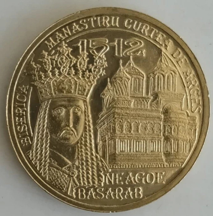 Moneda Romania - 50 Bani 2012 - Neagoe Basarab - Din fisic