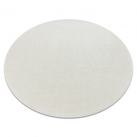 ETON PLUS cerc covor cremă, monocolor, uniformă, uni, cerc 150 cm