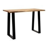 Cumpara ieftin Consola Miles Boho, Pako World, lemn masiv de salcam, Grosime 3.7 cm, Natural, 120x45x78 cm