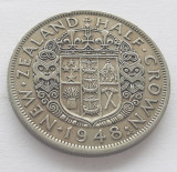 370. Moneda Noua Zeelanda 1/2 crown 1948 (king), Australia si Oceania