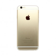 Carcasa Apple iPhone 6 gold capac baterie originala swap foto